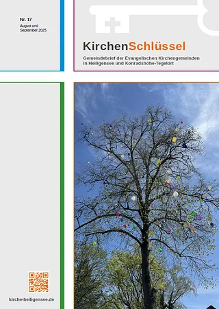 Ballons am Baum, Kirchenbrief-Titelbild.